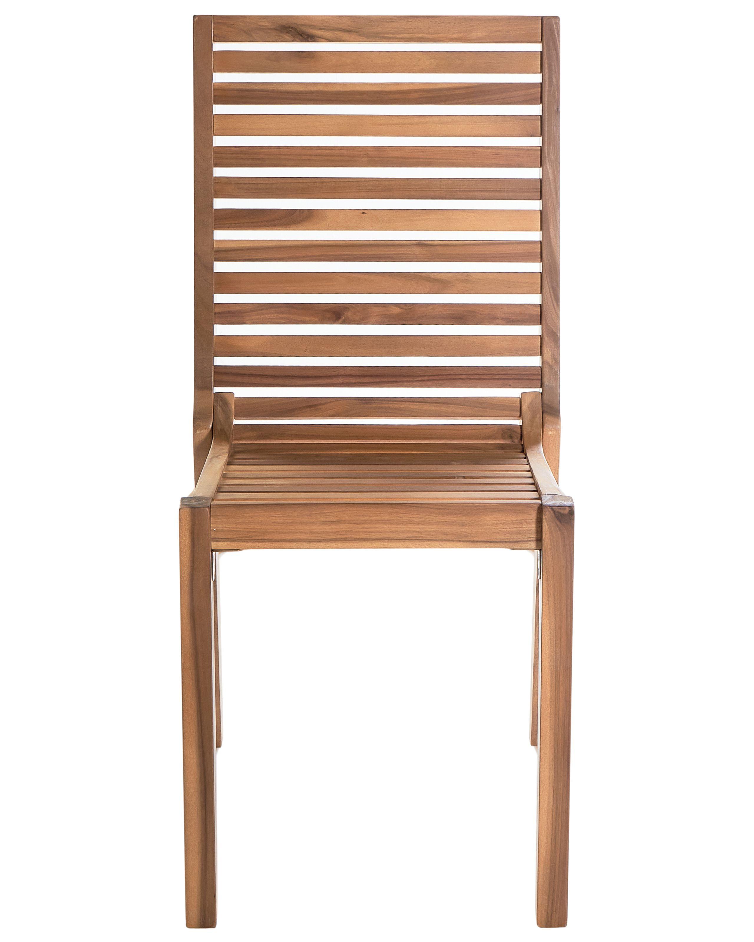 Beliani Set da pranzo per 8 persone en Legno d'acacia certificato FSC® Rustico OMBRIANO  