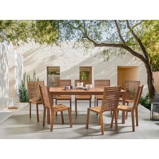 Beliani Set da pranzo per 8 persone en Legno d'acacia certificato FSC® Rustico OMBRIANO  