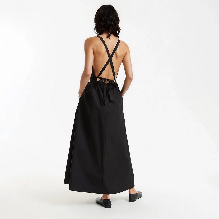 La Redoute Collections Langes V-Ausschnitt Trägerkleid  