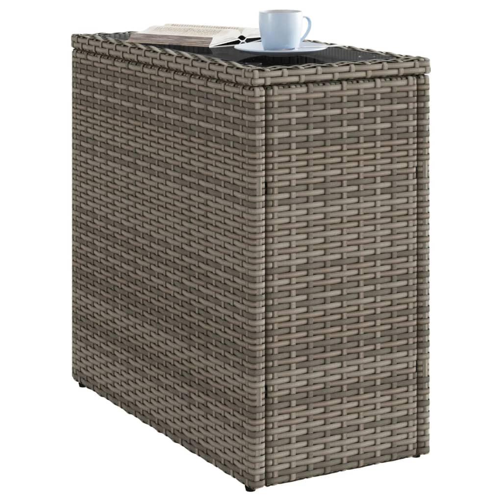 VidaXL Garten beistelltisch poly-rattan  