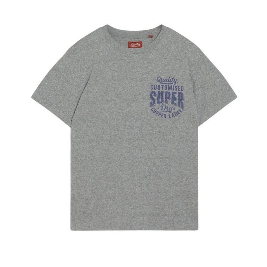 t-shirt copper label