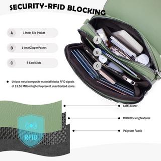 Only-bags.store Vegane Leder Umhängetasche mit verstellbarem breitem Riemen  