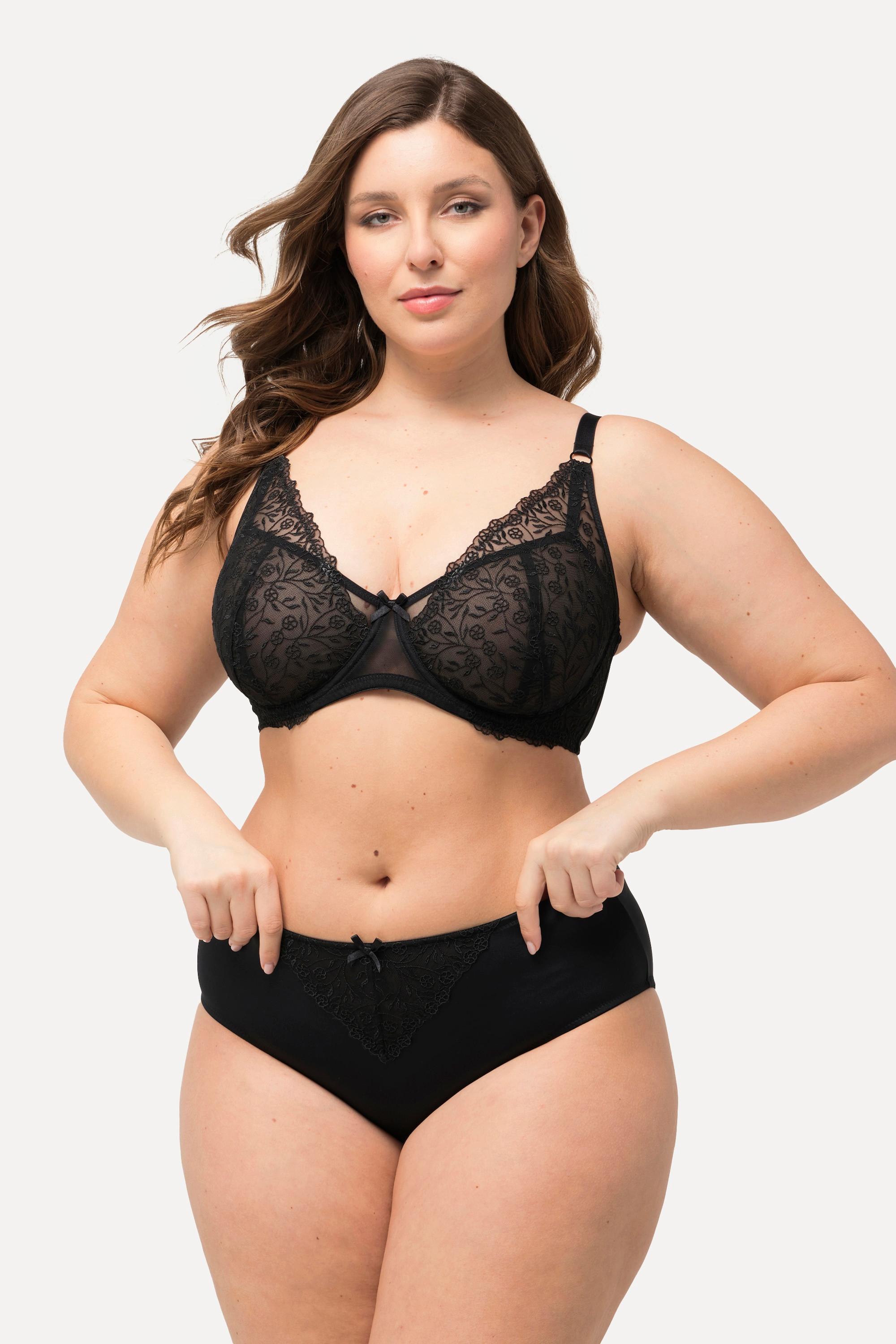 Ulla Popken Slip midi Inserto pizzo  