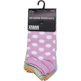 URBAN CLASSICS  paires de chaussettes à pois no shox (x5) 