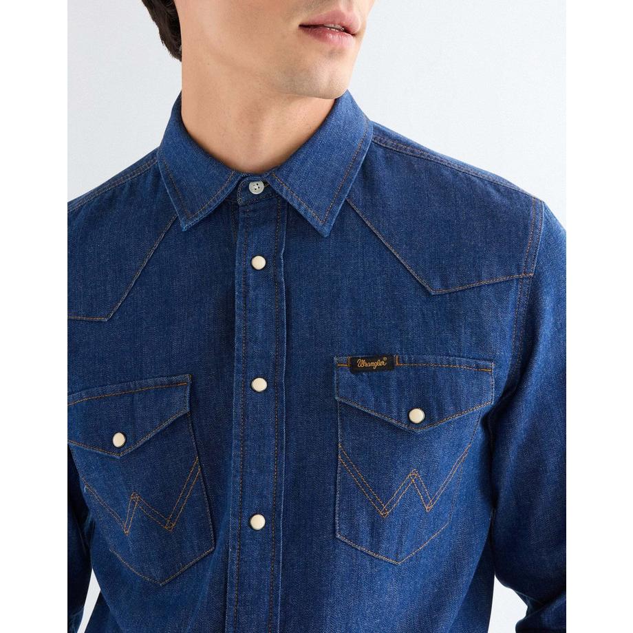 Wrangler Western Jeanshemd  