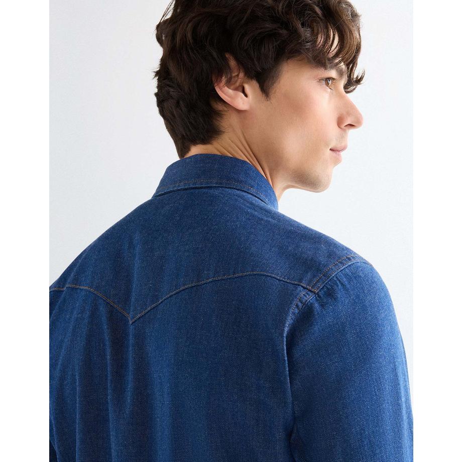 Wrangler Western Jeanshemd  