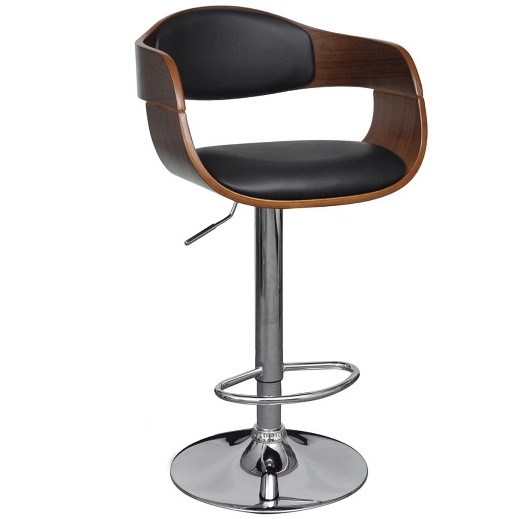 VidaXL Tabouret de bar cuir artificiel  