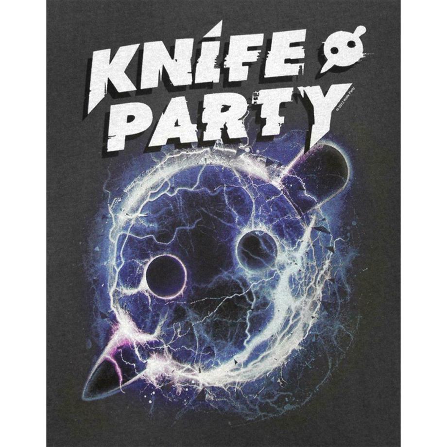 Amplified Knife Party T-Shirt Stampa Grafica  