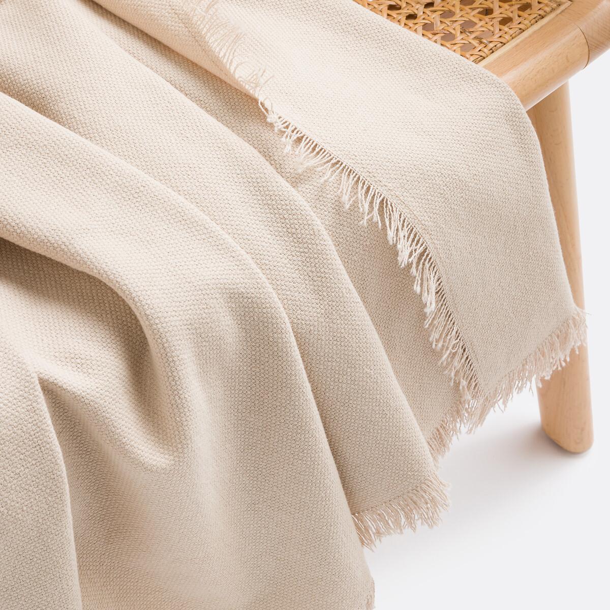 La Redoute Intérieurs Coperta Panama con Frange  