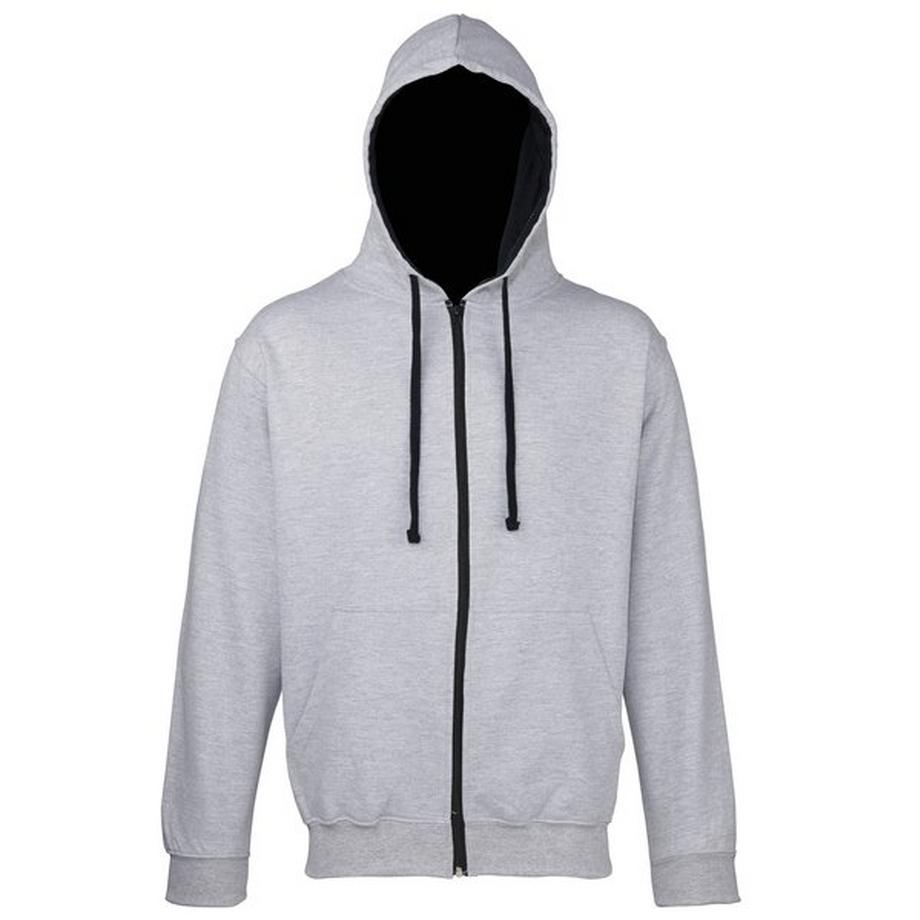 AWDis Sweater Jacke mit Kapuze  