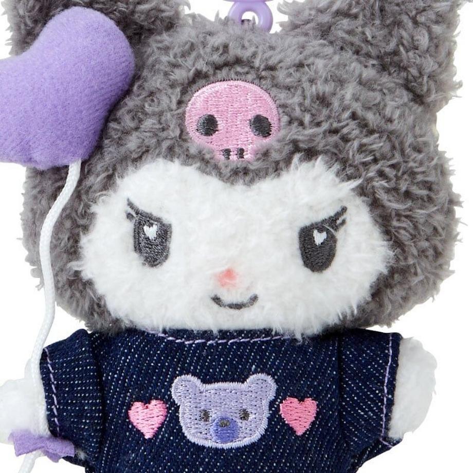 Sanrio  Kuromi Mascot Holder Denim Patch 