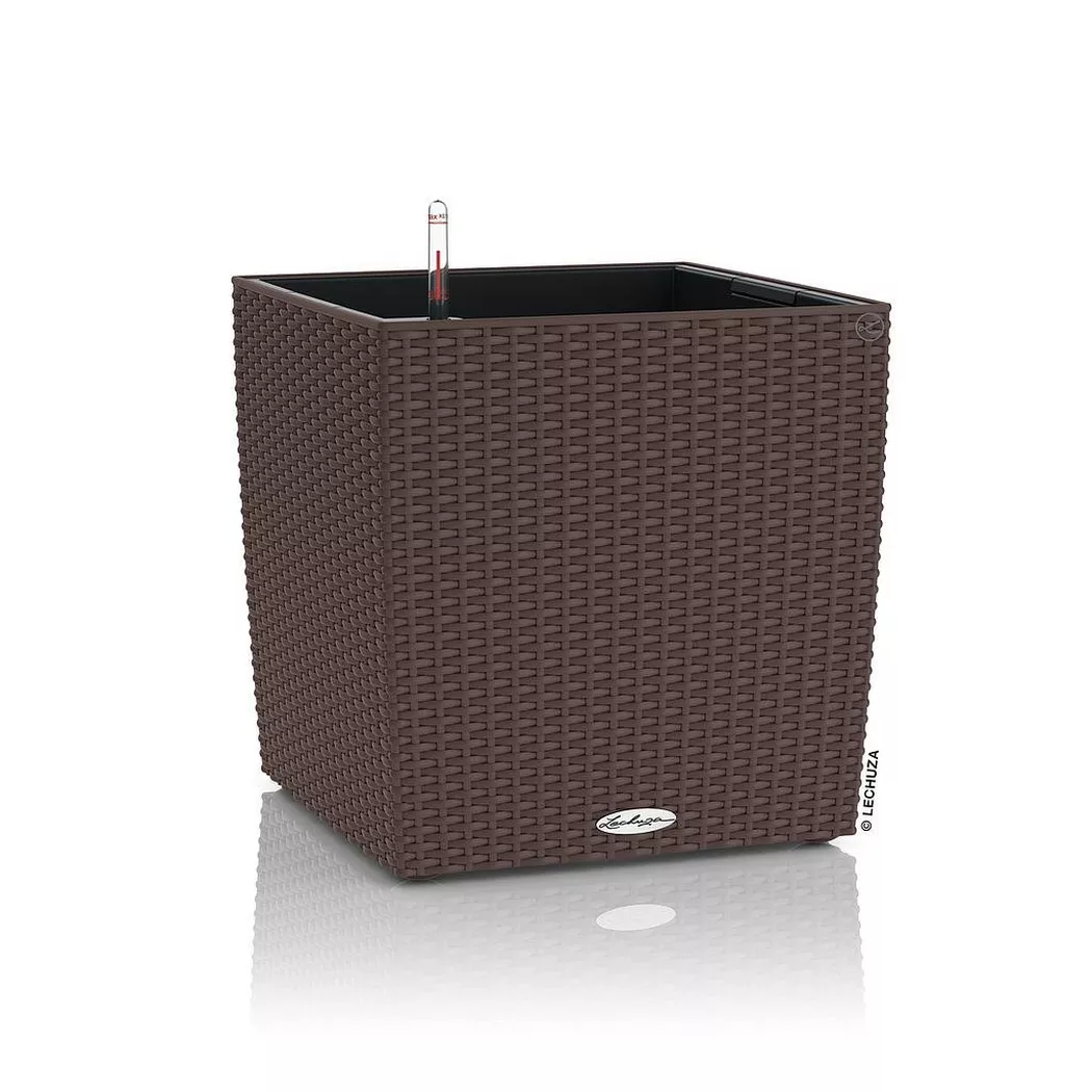 Lechuza - Trend Collection CUBE Cottage all-in-one, 50 CM, Erdbraun