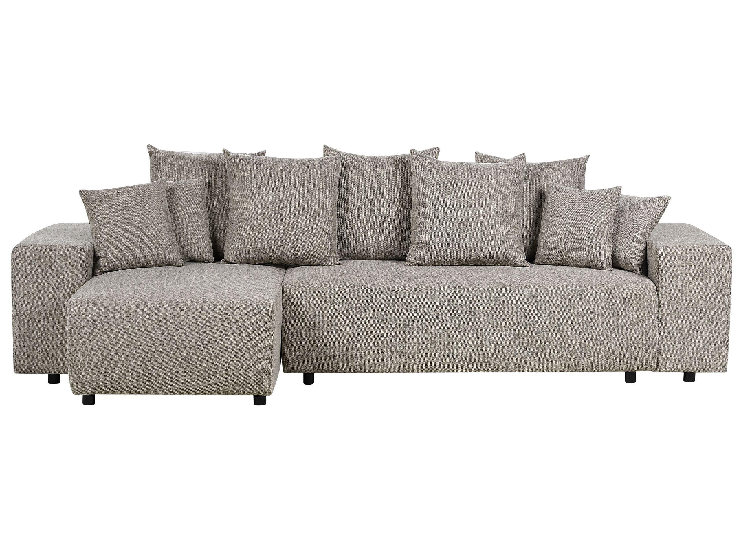 Beliani Ecksofa aus Polyester Modern LUSPA  