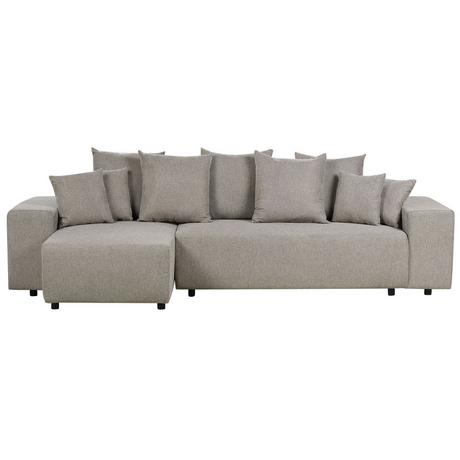 Beliani Ecksofa aus Polyester Modern LUSPA  