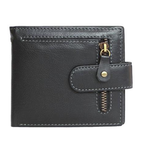 Eastern Counties Leather  Portefeuille double avec Zip 