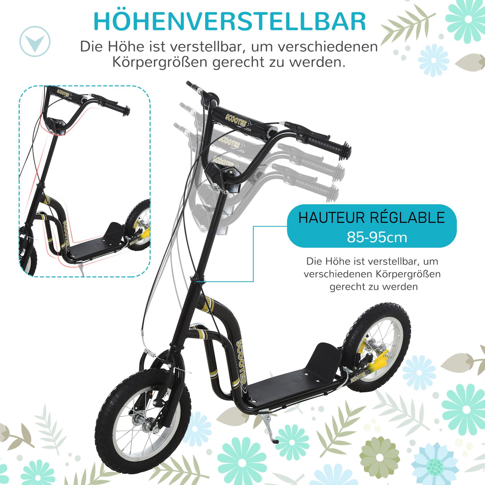 HOMCOM  Trottinette pour enfants 