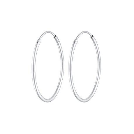 Elli  Boucles d'Oreilles Creoles Ronde Classic 