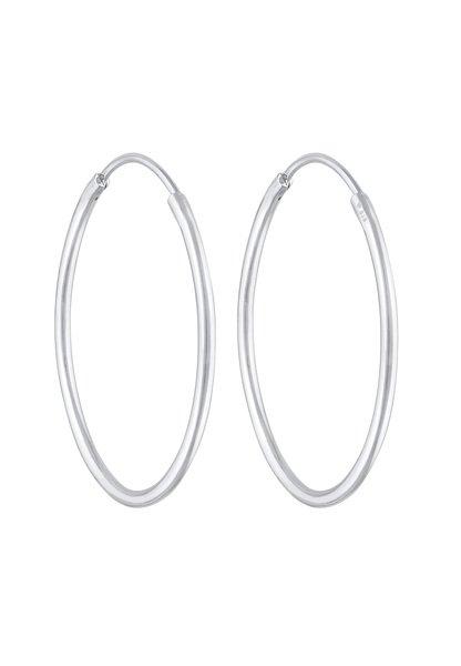 Elli  Ohrringe Creolen Rund Klassisch 