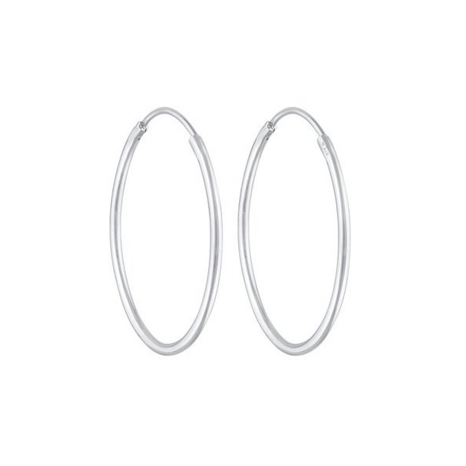 Elli  Ohrringe Creolen Rund Klassisch 