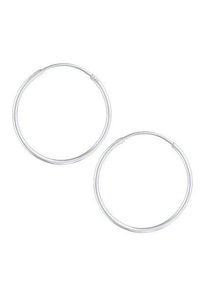 Elli  Ohrringe Creolen Rund Klassisch 