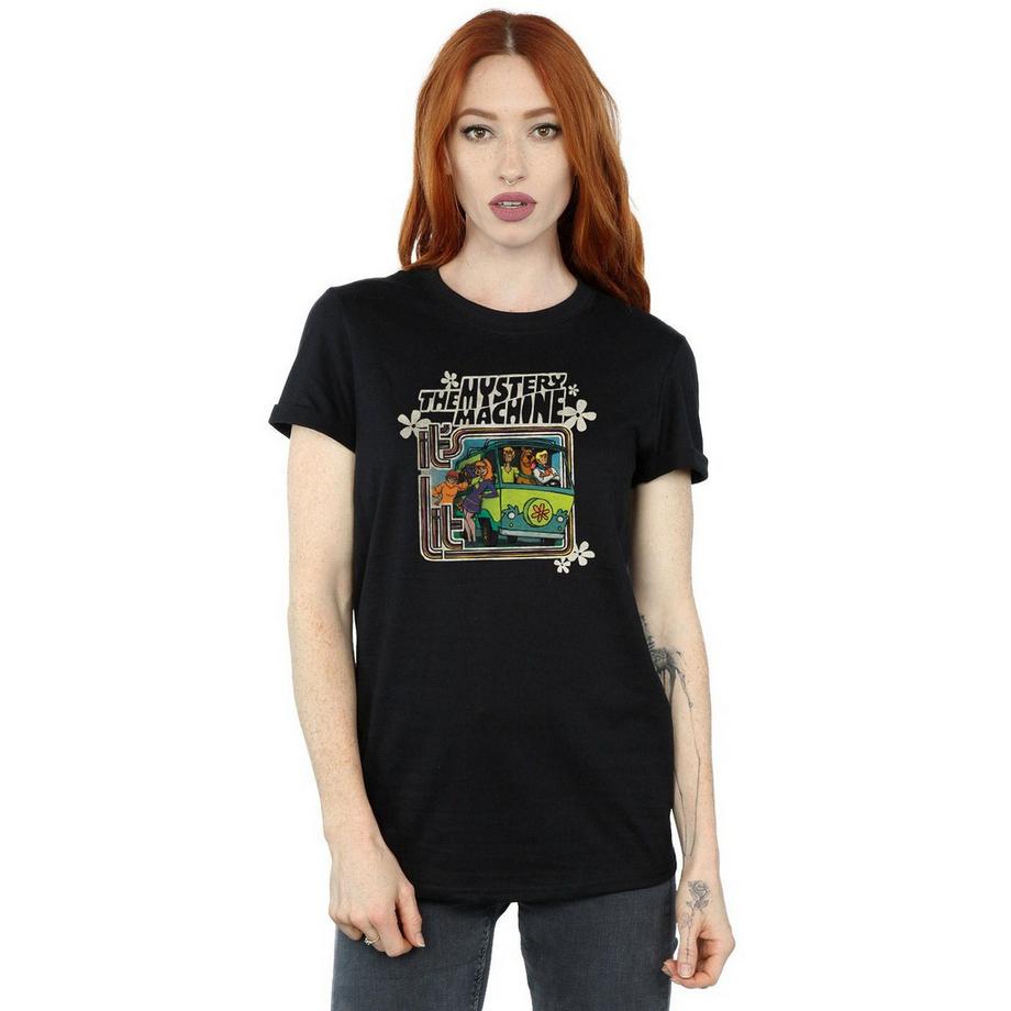 SCOOBY DOO Mystery Machine T-Shirt Stampa Grafica  