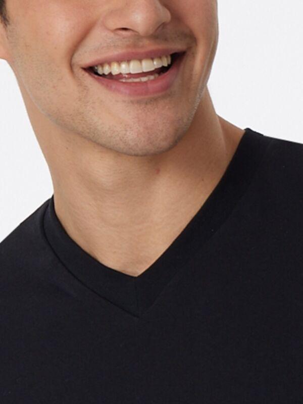 Schiesser American V-Neck T-Shirt Doppelpack  