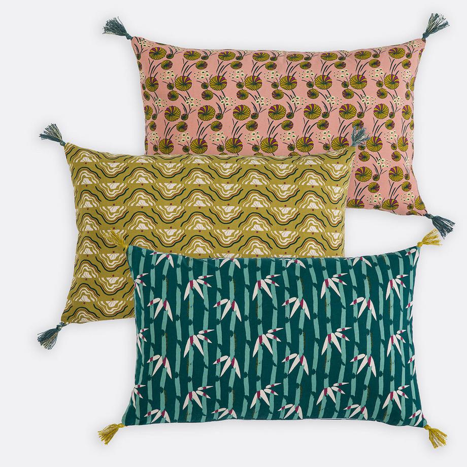 La Redoute Intérieurs Housse de coussin rectangulaire  