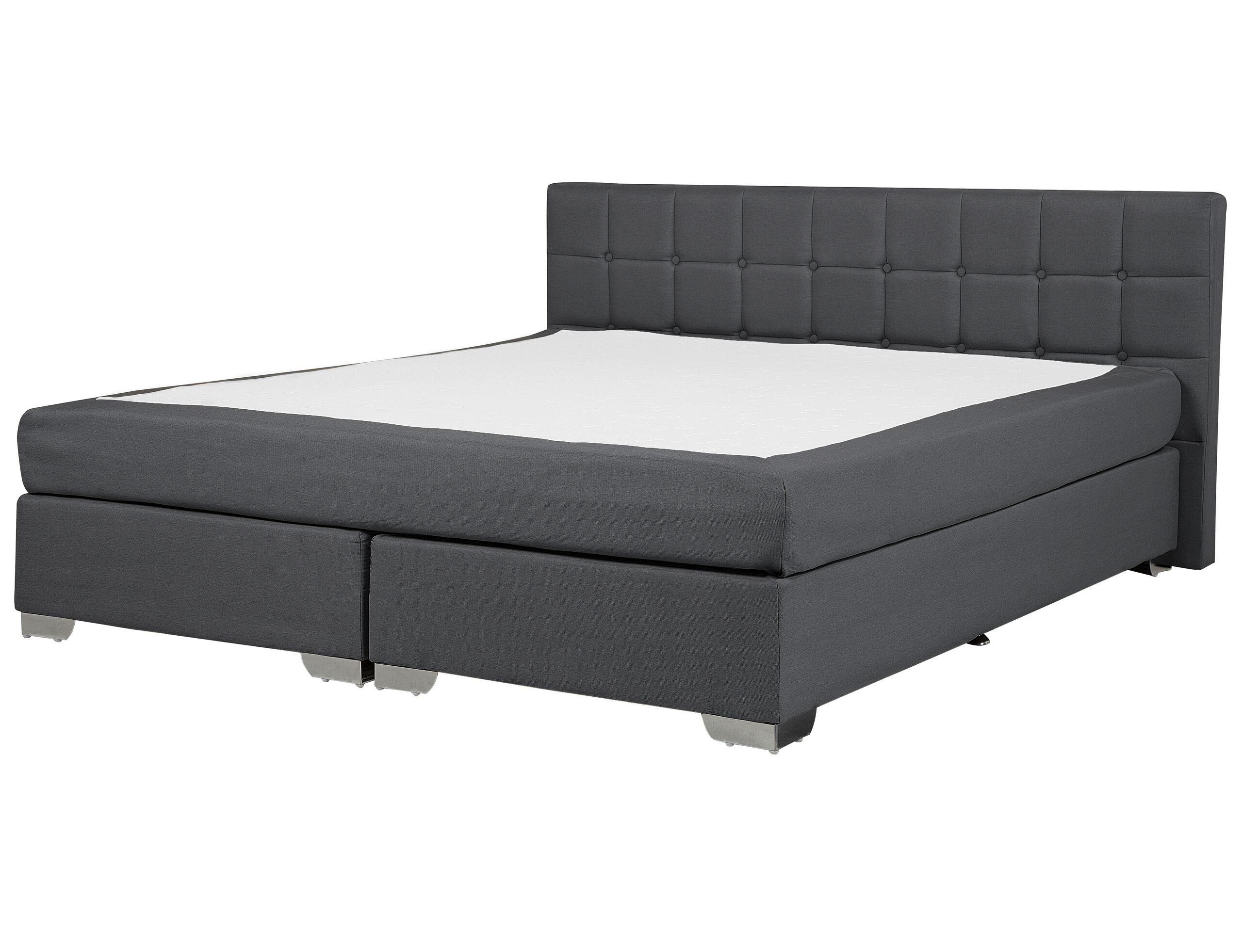 Beliani Boxspring Bett aus Polyester Modern ADMIRAL  