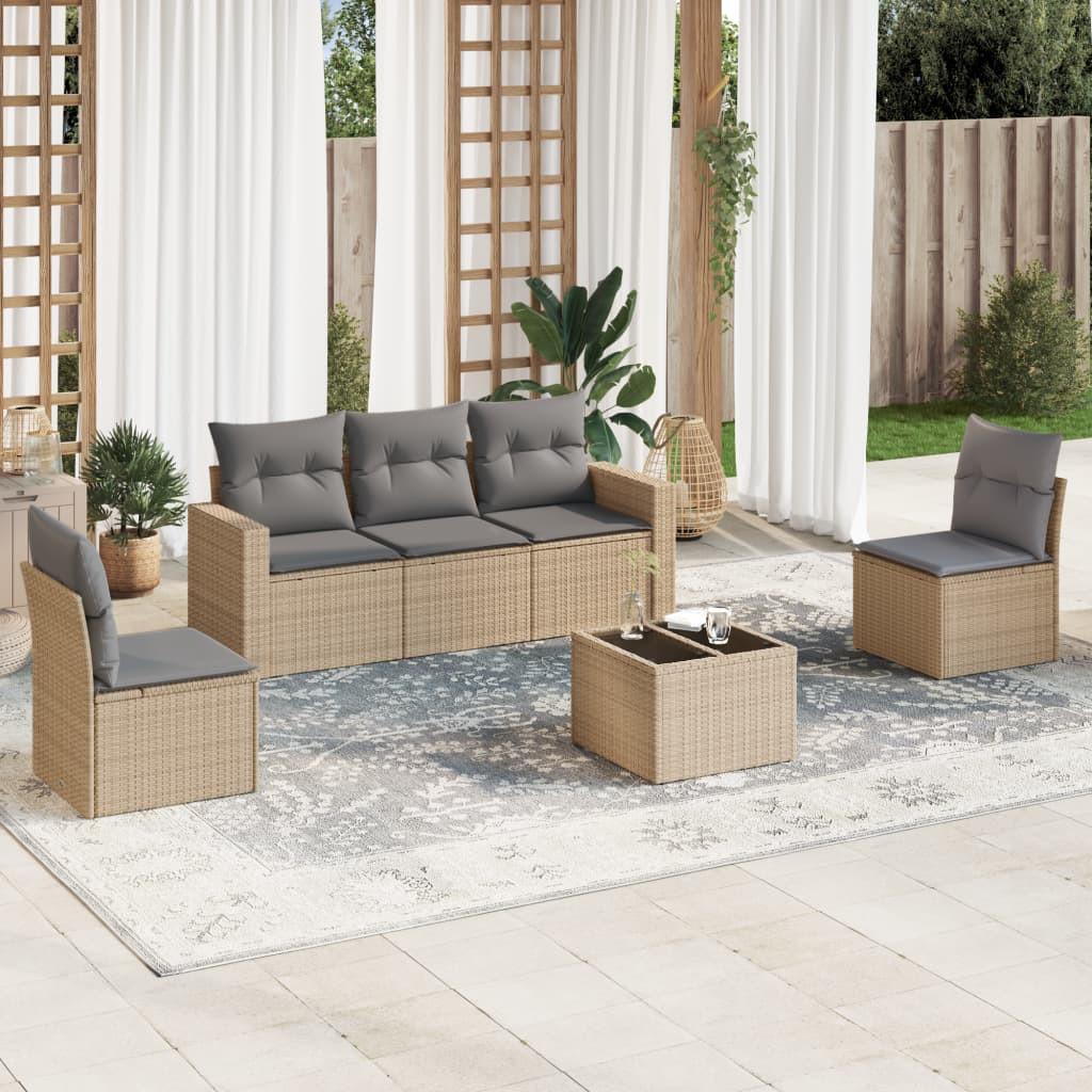 VidaXL Garten sofagarnitur poly-rattan  