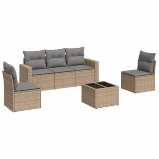 VidaXL Garten sofagarnitur poly-rattan  