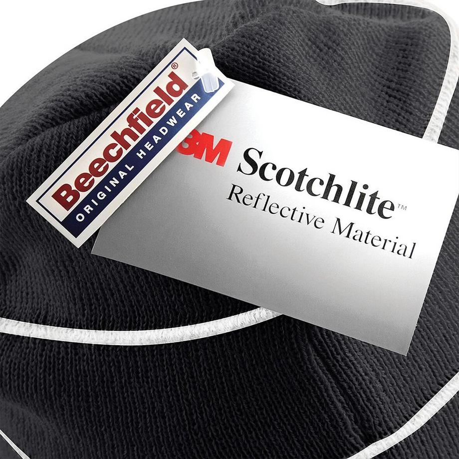 Beechfield HiVis Wintermütze Strickmütze  