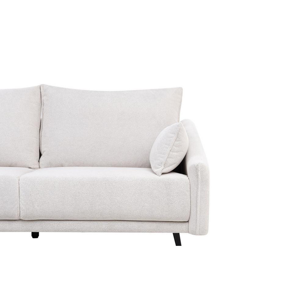 Beliani Ecksofa aus Stoff Klassisch VARDE  