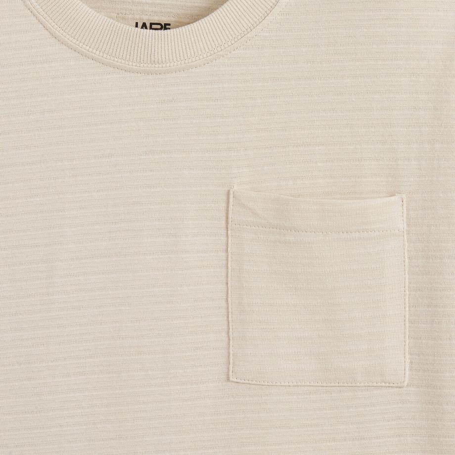 La Redoute Collections  T-Shirt mit Rundhalsausschnitt und Brusttasche 