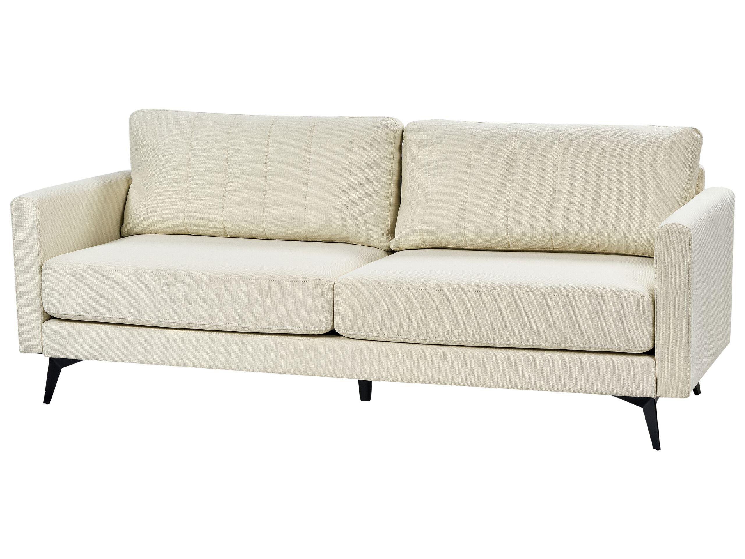 Beliani 3 Sitzer Sofa aus Polyester Minimalistisch MALA  