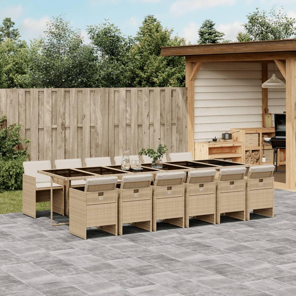 VidaXL Garten essgruppe poly-rattan  