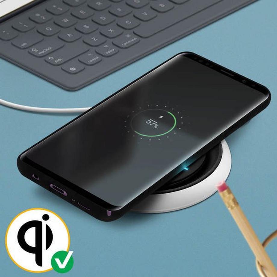 Avizar  Soft Touch Hülle Galaxy S9 Plus Schwarz 