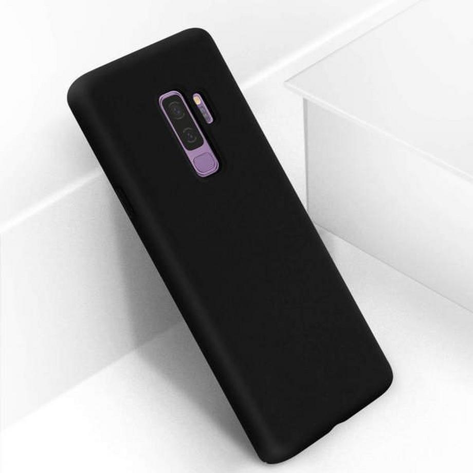Avizar  Soft Touch Hülle Galaxy S9 Plus Schwarz 