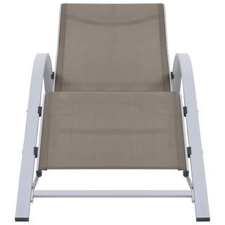 VidaXL Chaise longue aluminium  