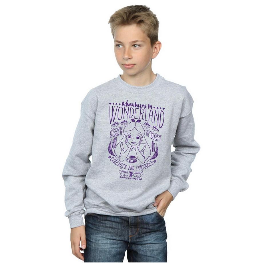 Disney  Alice In Wonderland Adventures Sweatshirt 