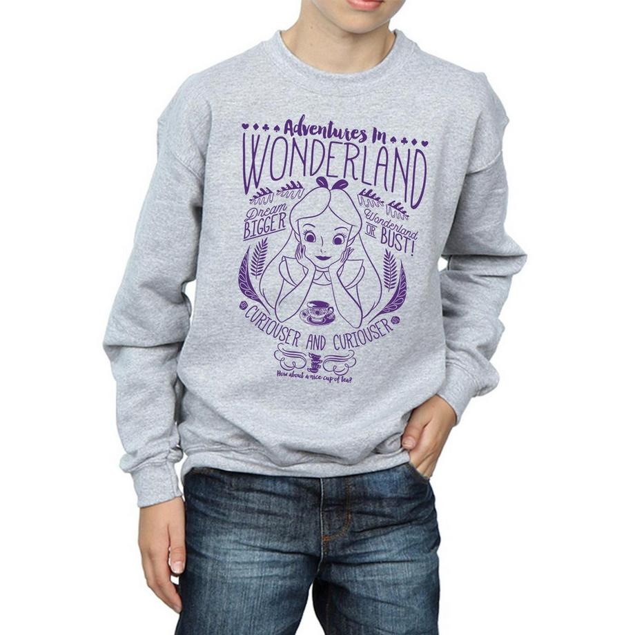 Disney  Alice In Wonderland Adventures Sweatshirt 