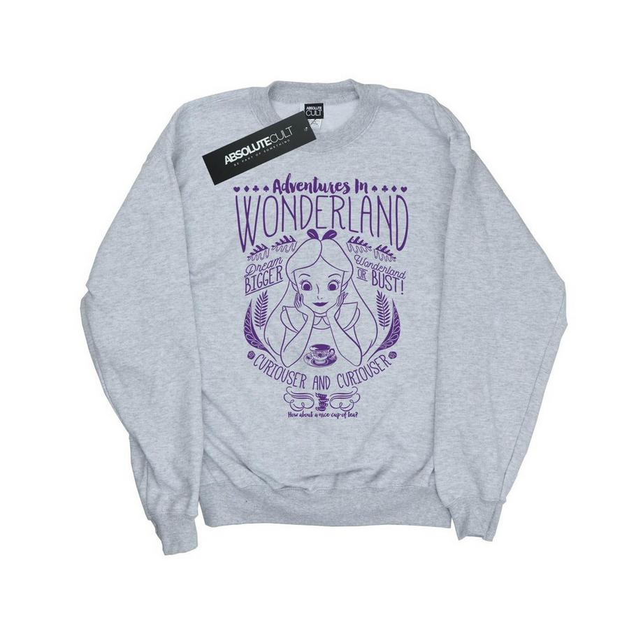 Disney  Alice In Wonderland Adventures Sweatshirt 