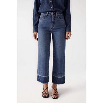 Jean droit Glamour Cropped
