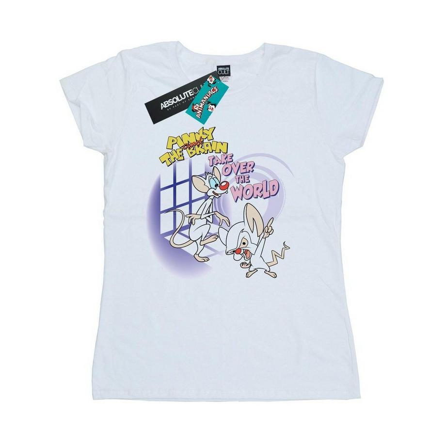 Animaniacs Pinky and The Brain Take Over The World T-Shirt  