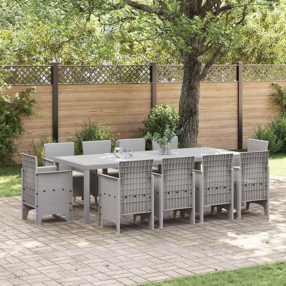 VidaXL Set de repas de jardin polypropylène  