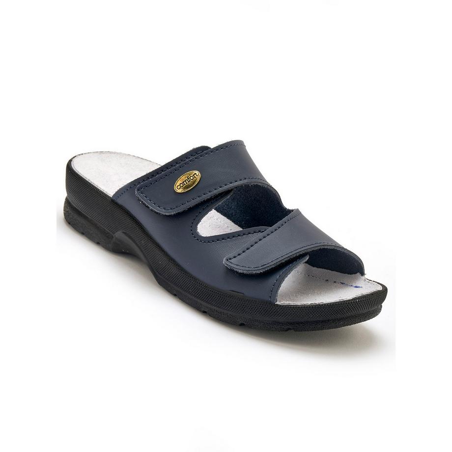 Pédiconfort Pantoletten mit Klettverschluss  