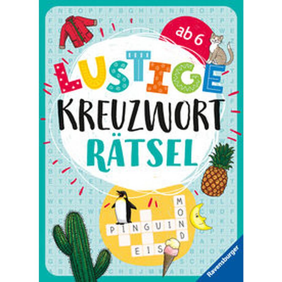 Ravensburger  Ravensburger Lustige Kreuzworträtsel - Rätselblock ab 6 Jahre 