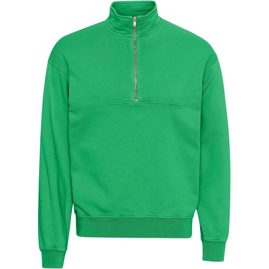 Sweatshirt 14 Reißverschluss  Organic kelly green
