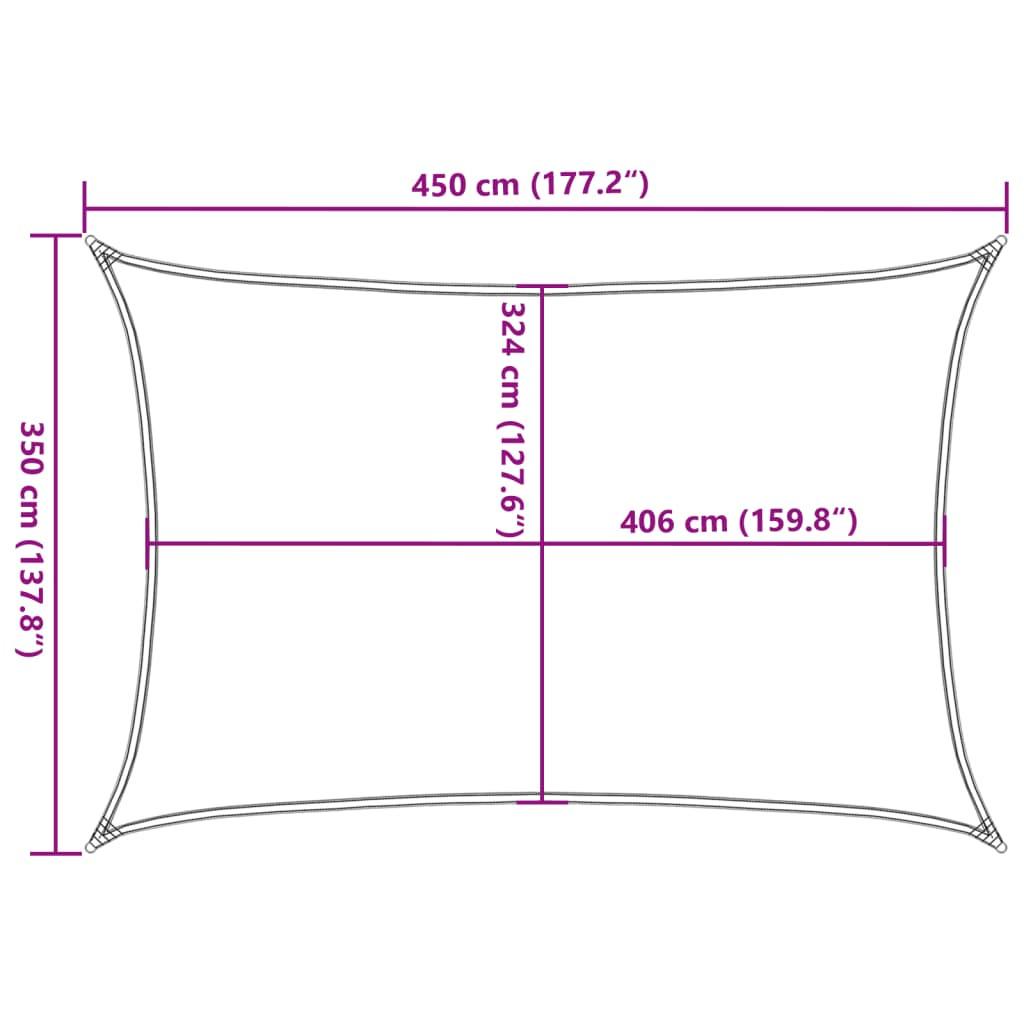 VidaXL Voile d'ombrage  