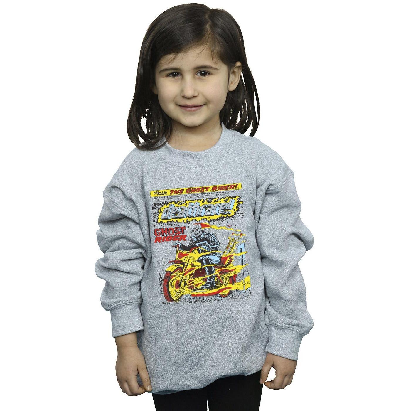 MARVEL  Ghost Rider Chest Deathrace Sweatshirt 