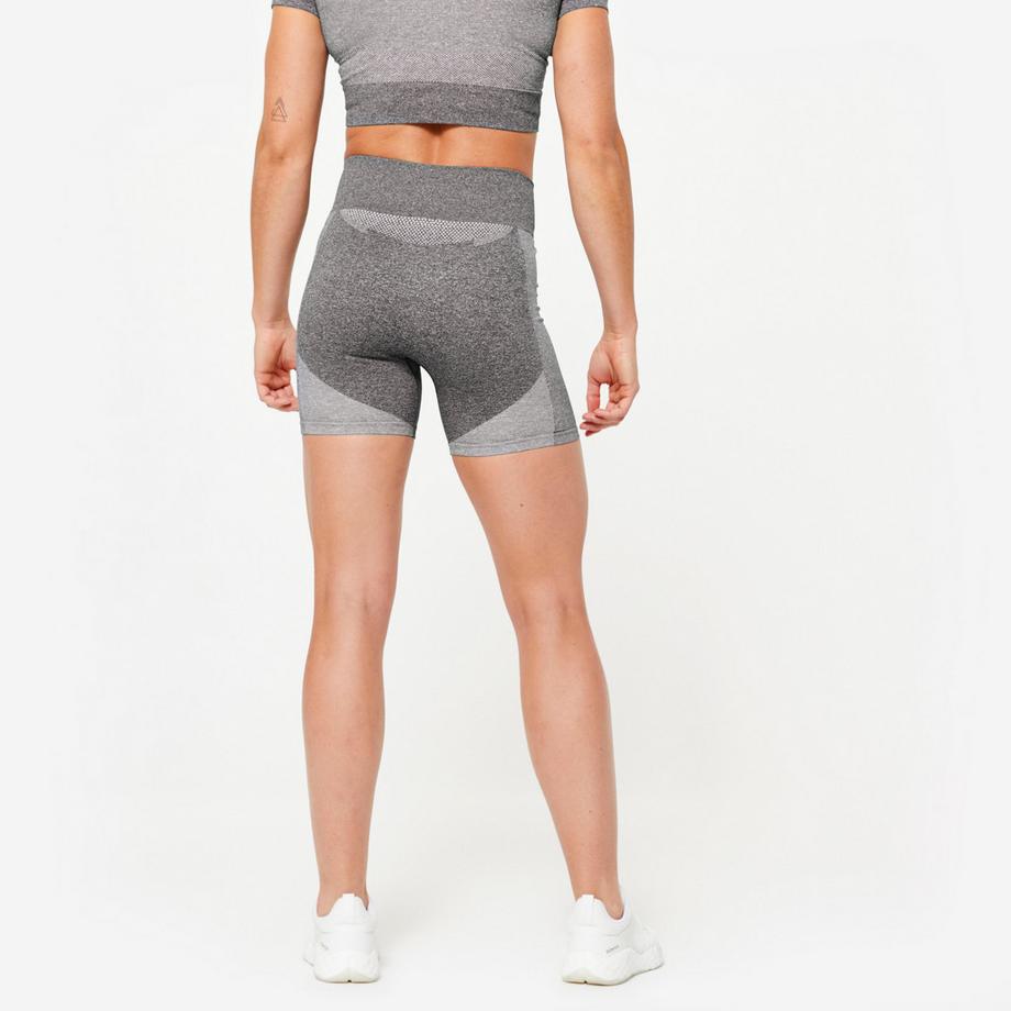 DOMYOS  Shorts donna vita alta seamless 